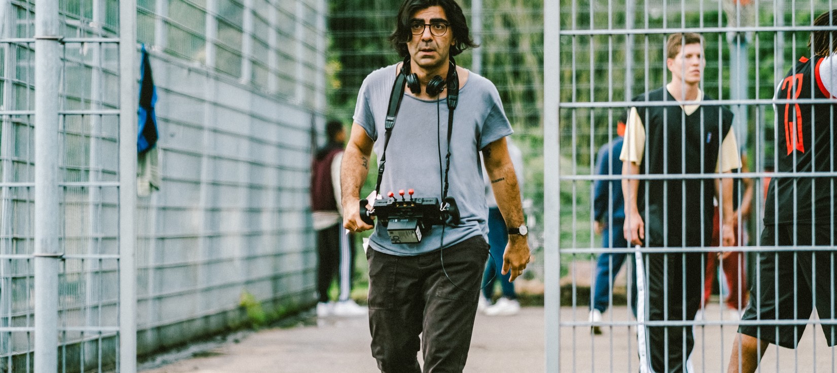 Fatih Akin, sur le tournage de Rheingold ©Gordon Timpen